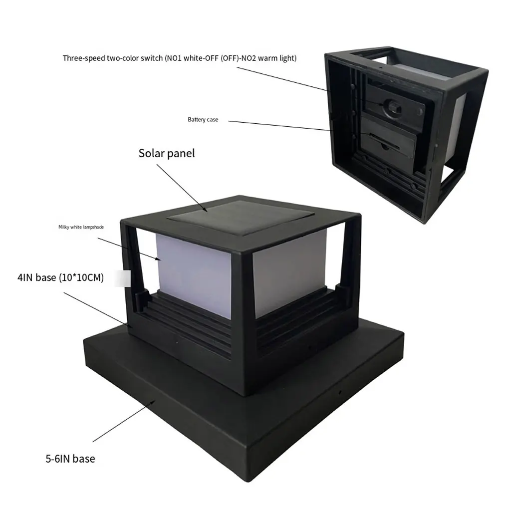 Водонепроницаемый уличный светильник на солнечной батарее, лампа для сада, парка, двора, стены, дороги, забора
Водонепроницаемый уличный светильник на солнечной батарее, лампа для сада, парка, двора, стены, дороги, забора