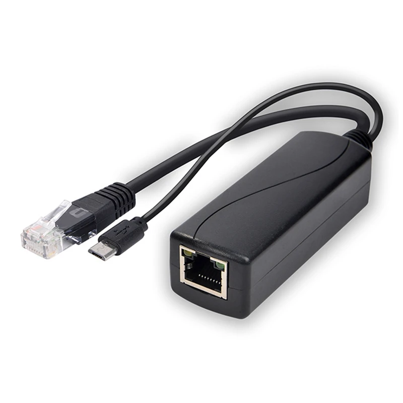 8-Pack 5V Poe Splitter, 48V To 5V 2.4A Adapter With Micro-USB Plug, For IP Camera,Tablets,For Raspberry Pi And More 
8-Pack 5V Poe Splitter, 48V To 5V 2.4A Adapter With Micro-USB Plug, For IP Camera,Tablets,For Raspberry Pi And More