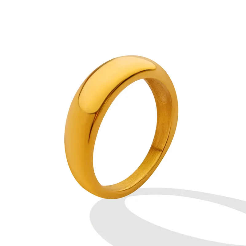 Couple Rings Glossy 316L Stainless Steel Gold Plated Ring Waterproof Non-fading Hand Jewelry For Women Men Daily Accessories
Couple Rings Glossy 316L Stainless Steel Gold Plated Ring Waterproof Non-fading Hand Jewelry For Women Men Daily Accessories