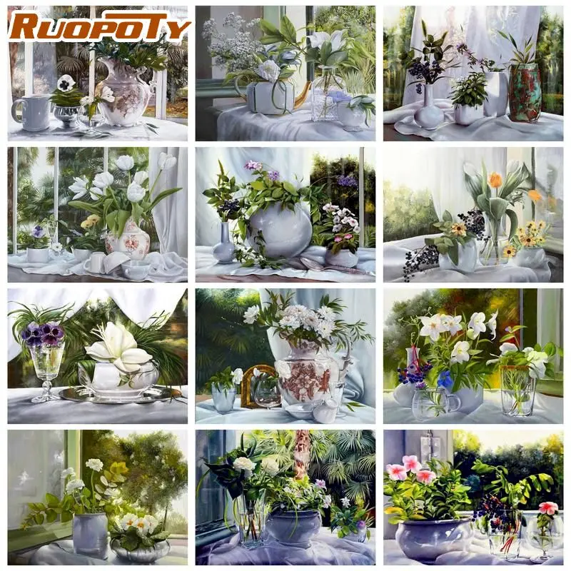 RUOPOTY Oil Painting By Numbers Simple And Elegent Plant Handpainted Painting By Numbers Painting Home Decor
RUOPOTY Oil Painting By Numbers Simple And Elegent Plant Handpainted Painting By Numbers Painting Home Decor
