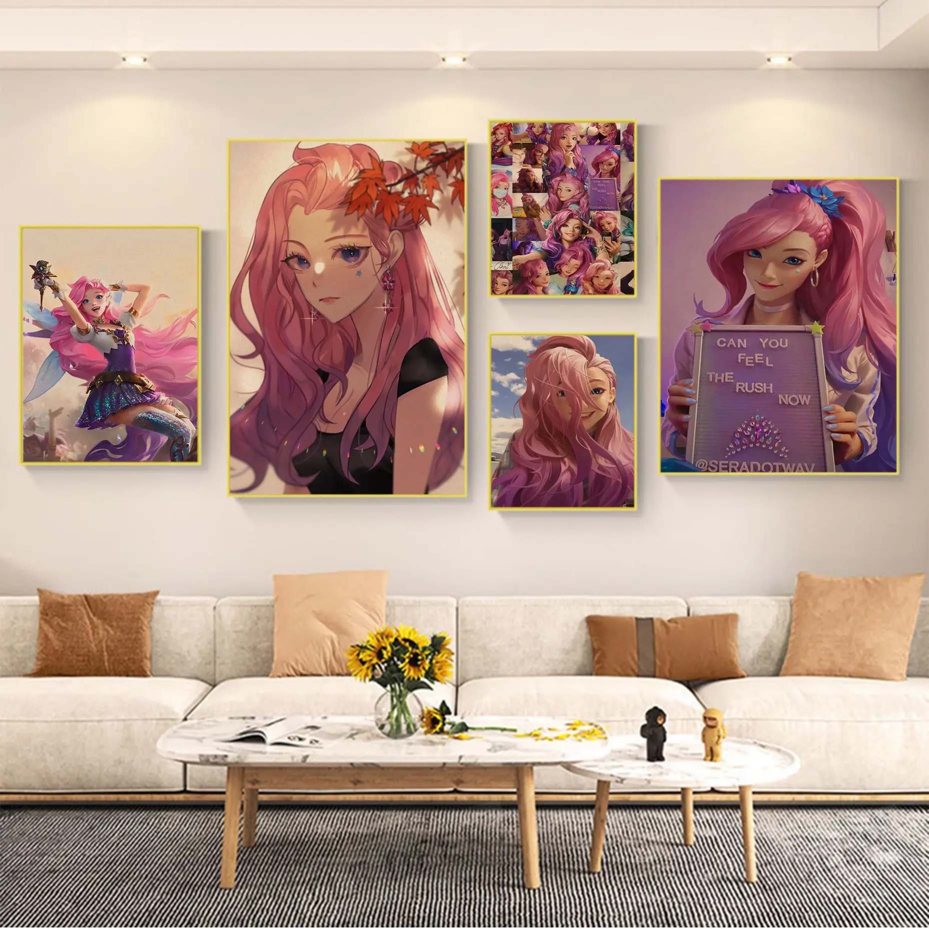 Seraphine LOL Good Quality Prints and Posters Retro Kraft Paper Sticker DIY Room Bar Cafe Room Wall Decor
Seraphine LOL Good Quality Prints and Posters Retro Kraft Paper Sticker DIY Room Bar Cafe Room Wall Decor