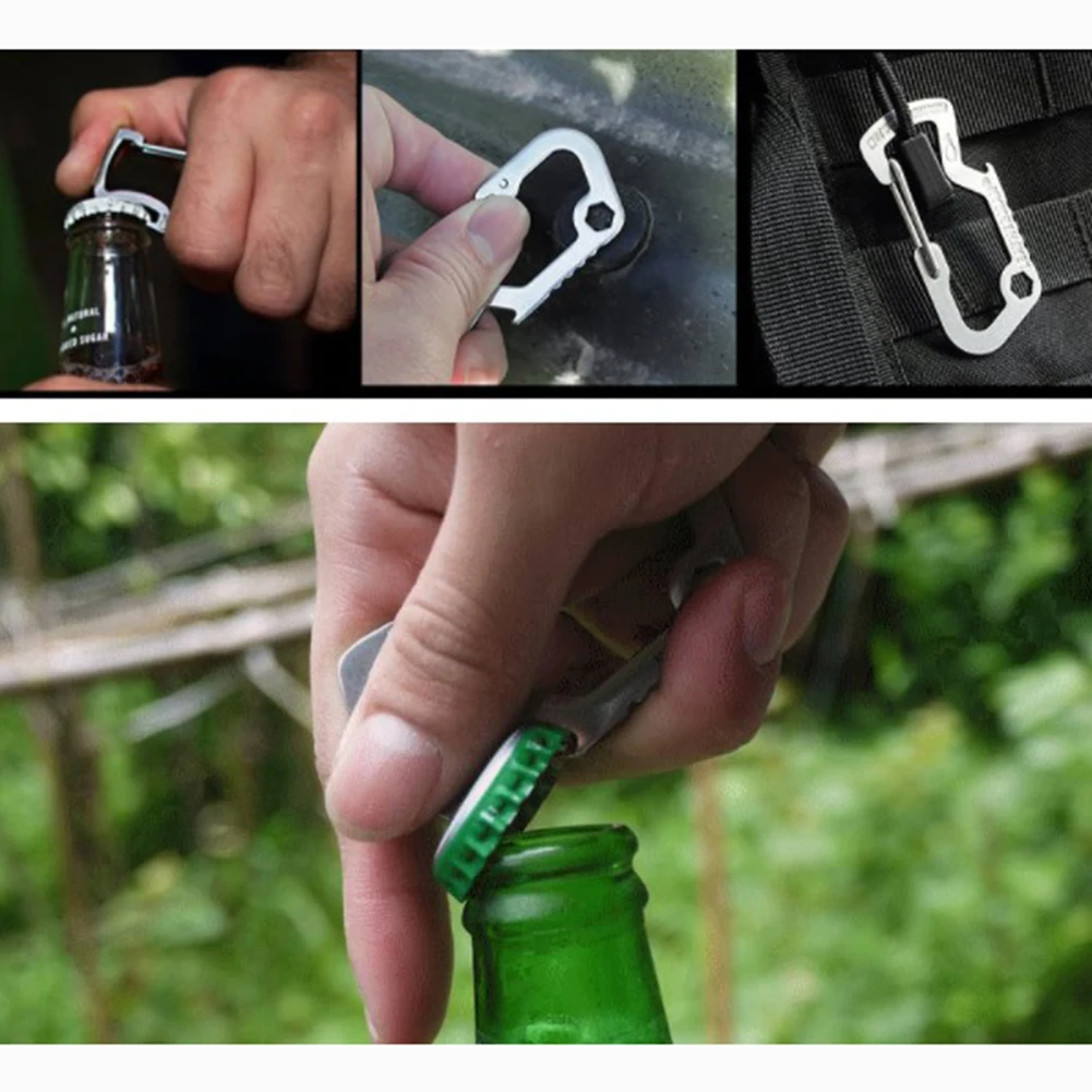 Bottle Opener Carabiner Outdoor Factory Home Silver Quick Release 1 Pc 3.3*6.8cm D Shape Hiking Inner Hexagonal
Bottle Opener Carabiner Outdoor Factory Home Silver Quick Release 1 Pc 3.3*6.8cm D Shape Hiking Inner Hexagonal