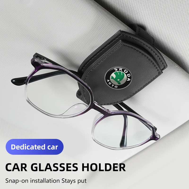 Car Visor Glasses Clip Nappa Leather Velvet Car Sunglasses Holder For Skoda Octavia Rapid Kodiaq Superb Derivative Karoq Fabia K
Car Visor Glasses Clip Nappa Leather Velvet Car Sunglasses Holder For Skoda Octavia Rapid Kodiaq Superb Derivative Karoq Fabia K
