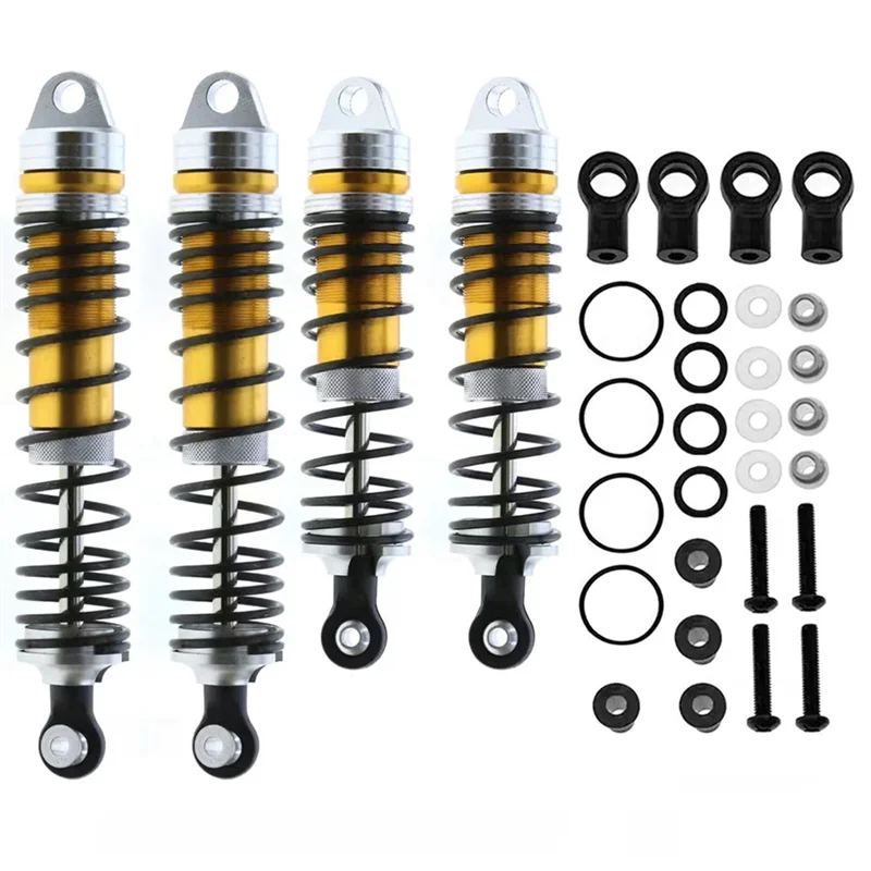 4Pcs Metal Front and Rear Shock Absorber for Traxxas Slash 4X4 VXL 2WD Rustler Hoss Stampede 1/10 RC Car Upgrade
4Pcs Metal Front and Rear Shock Absorber for Traxxas Slash 4X4 VXL 2WD Rustler Hoss Stampede 1/10 RC Car Upgrade
