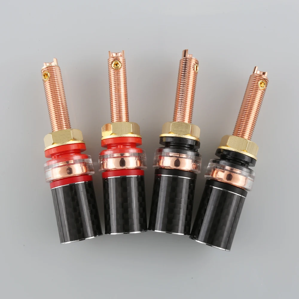 Viborg BP614 Pure Copper Carbon fiber Binding post Speaker Terminal hifi speaker amp long Binding post
Viborg BP614 Pure Copper Carbon fiber Binding post Speaker Terminal hifi speaker amp long Binding post