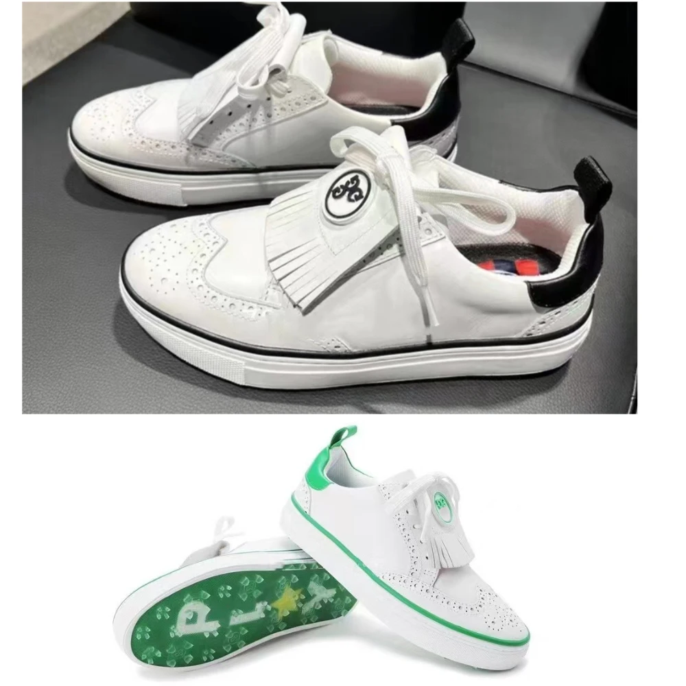 Korea Golf Shoes Women's New Tassels Non Slip Board Shoes Casual Waterproof Lace Up Women's Golf Outdoor Shoes
Korea Golf Shoes Women's New Tassels Non Slip Board Shoes Casual Waterproof Lace Up Women's Golf Outdoor Shoes