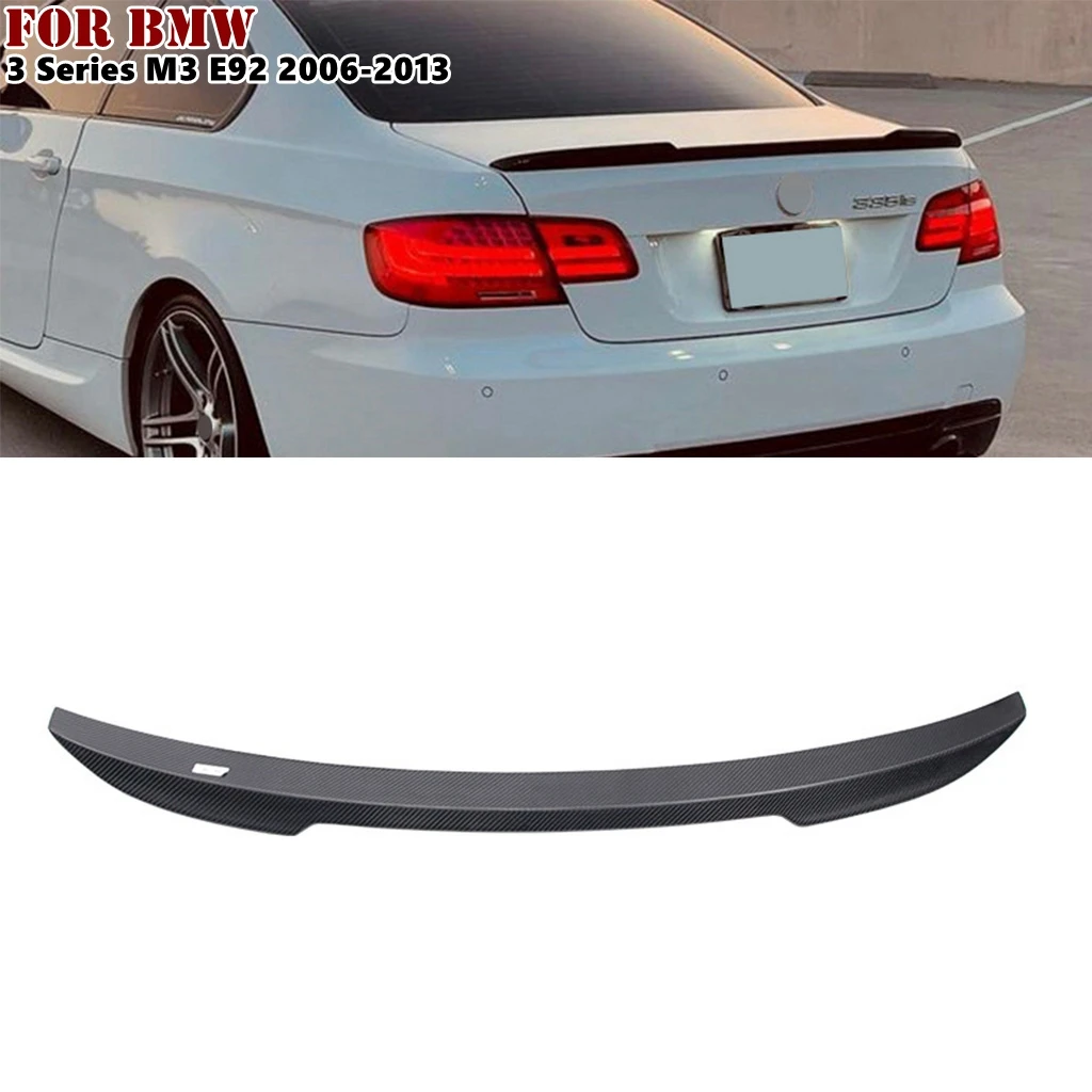 1 шт., Автомобильный задний спойлер из углеродного волокна для BMW 3 серии M3 E92 2006-2013, автомобильные аксессуары 
1 шт., Автомобильный задний спойлер из углеродного волокна для BMW 3 серии M3 E92 2006-2013, автомобильные аксессуары