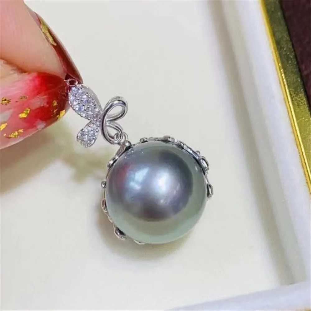 DIY Pearl Mini S925 Sterling Silver Pendant with Empty Holder Gold Silver Necklace Pendant with 14-15mm Beads
DIY Pearl Mini S925 Sterling Silver Pendant with Empty Holder Gold Silver Necklace Pendant with 14-15mm Beads