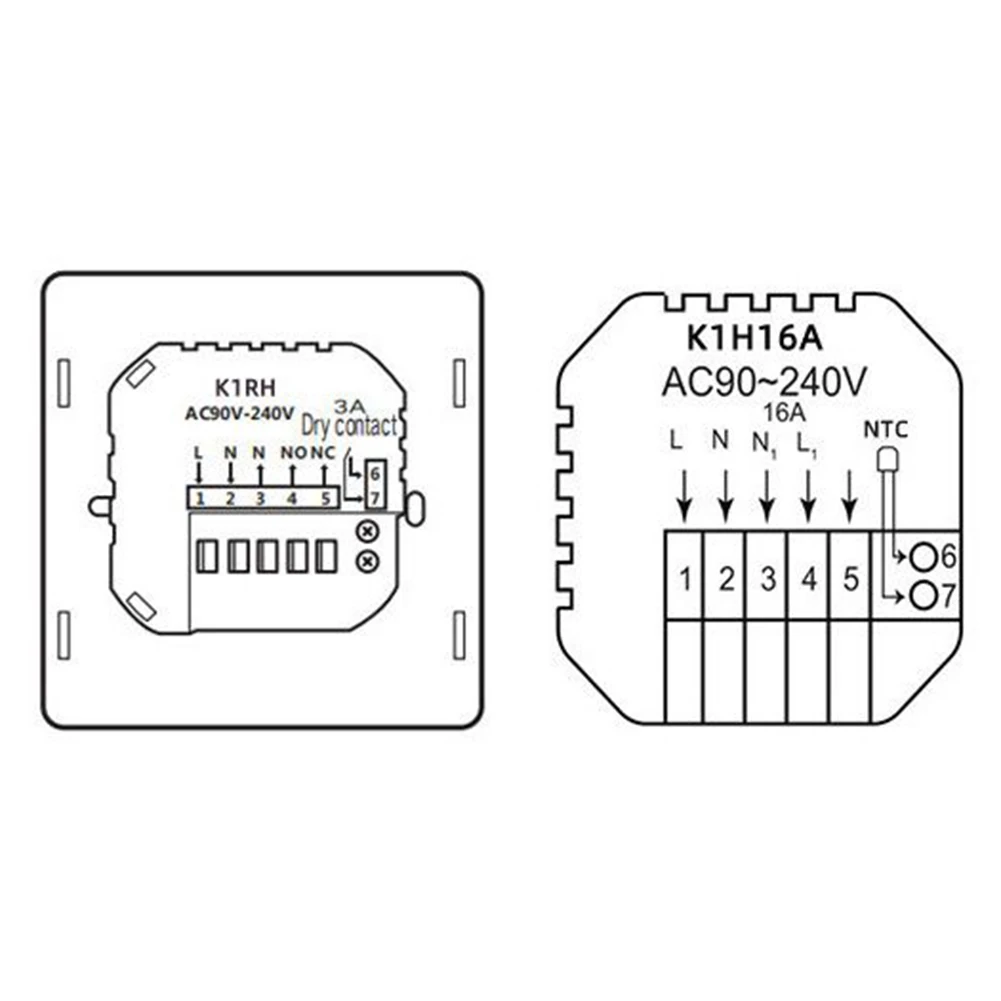 Digital Thermostat Spare Parts Temperature Underfloor Heating Wall Heating White 8.6x8.6x4cm Accessories Brand New
Digital Thermostat Spare Parts Temperature Underfloor Heating Wall Heating White 8.6x8.6x4cm Accessories Brand New