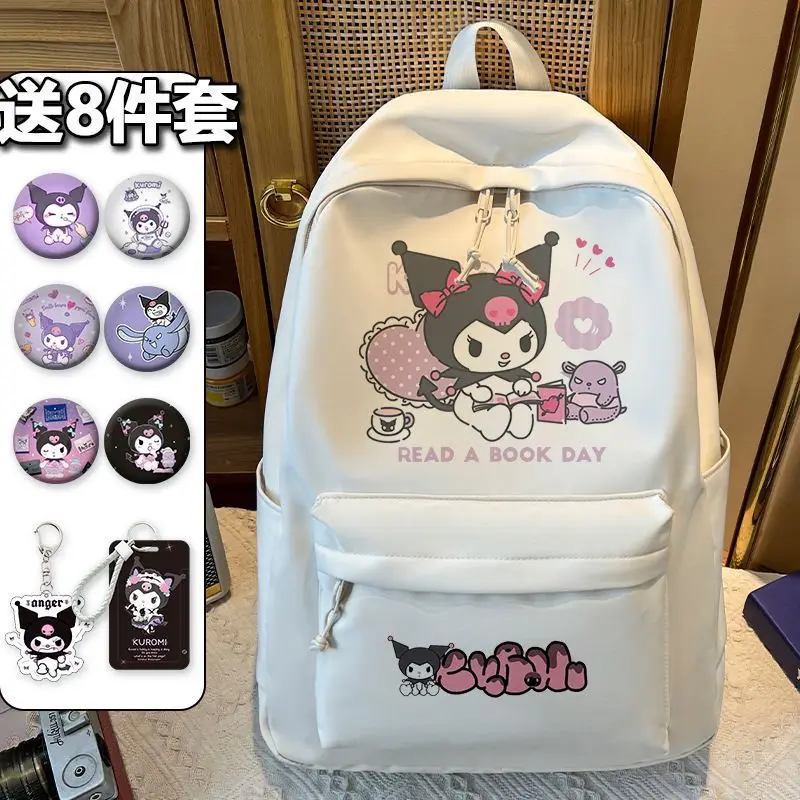 Sanrios Kawaii аниме Kuromi милый мультфильм модный тренд для студентов большой емкости Многофункциональный Рюкзак Школьная Сумка подарок на день рождения
Sanrios Kawaii аниме Kuromi милый мультфильм модный тренд для студентов большой емкости Многофункциональный Рюкзак Школьная Сумка подарок на день рождения