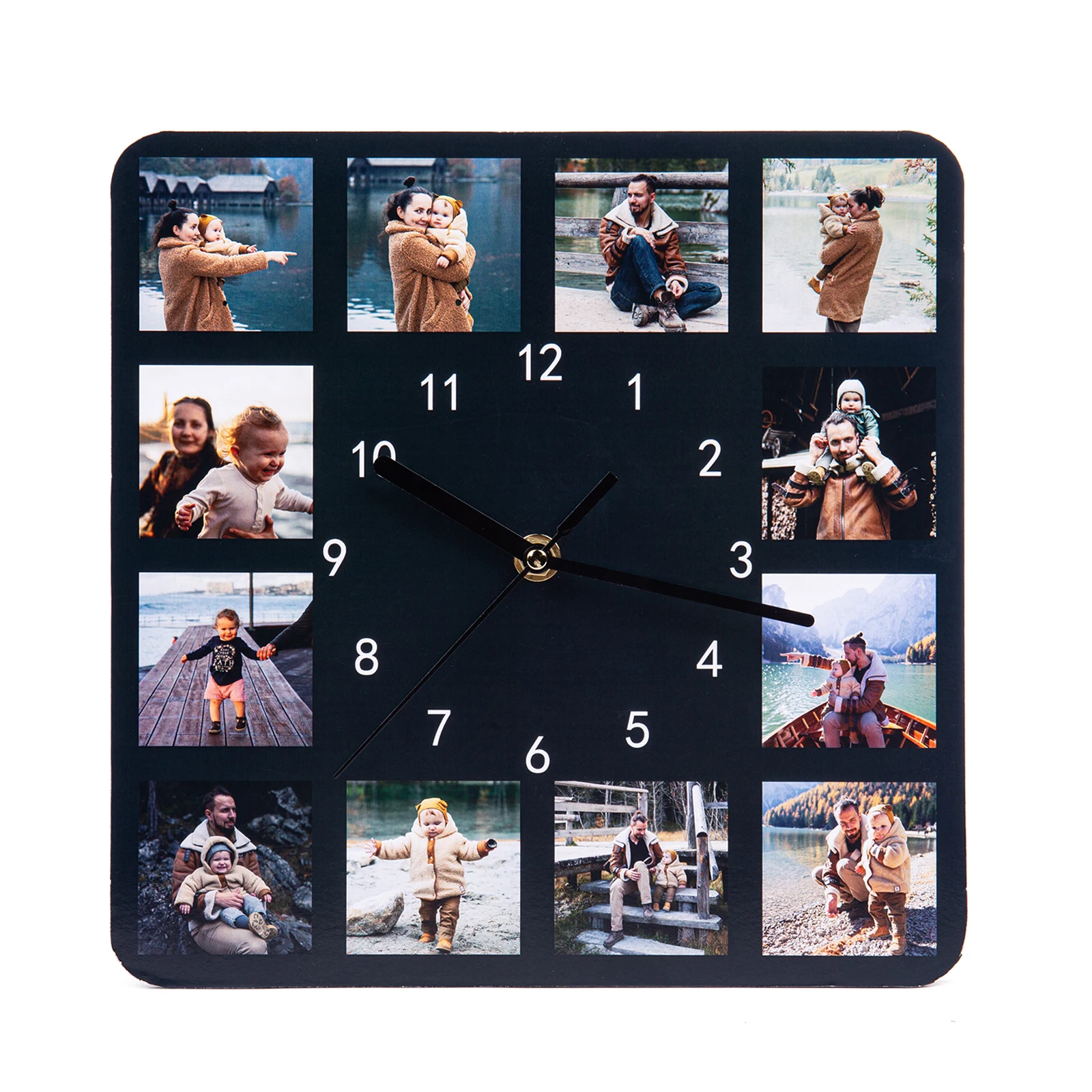 Personalized Photos Collage Instagram with Custom Picture Wall Clock Family Photos Printed Clock for Home Wall Watch Decorative
Personalized Photos Collage Instagram with Custom Picture Wall Clock Family Photos Printed Clock for Home Wall Watch Decorative