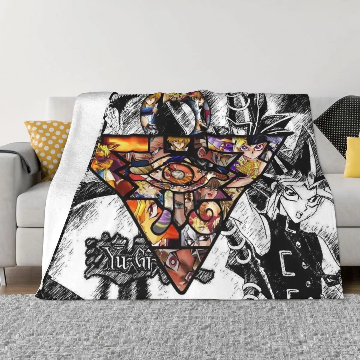 Anime Yu-Gi-Oh Plaid Blanket Fleece Spring/Autumn Cartoon Portable Super Warm Throw Blanket for Bedding Outdoor Bedspreads
Anime Yu-Gi-Oh Plaid Blanket Fleece Spring/Autumn Cartoon Portable Super Warm Throw Blanket for Bedding Outdoor Bedspreads