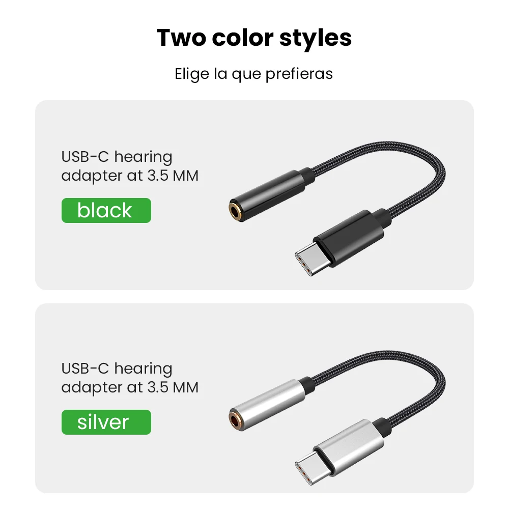 Кабель-адаптер Aux с разъемом USB Type-C на 3 5 мм для наушников Huawei Mate20 P40 Samsung Galaxy S10 Xiaomi Mi