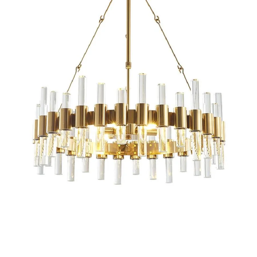 Modern American chandelier living room LED crystal chandelier luxury hotel room decoration lamp
Modern American chandelier living room LED crystal chandelier luxury hotel room decoration lamp