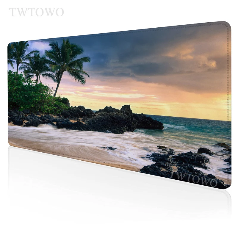 Tropical Beach Palm Mouse Pad Gamer XL Custom Large HD Mousepad XXL keyboard pad Carpet Anti Slip Natural Rubber PC Table Mat
Tropical Beach Palm Mouse Pad Gamer XL Custom Large HD Mousepad XXL keyboard pad Carpet Anti Slip Natural Rubber PC Table Mat
