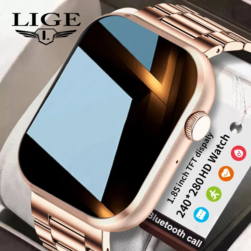 LIGE 2023 New Smart Watch Women Bluetooth Call Health Blood Pressure Life Waterproof Full Touch Fitness Tracker Men Smartwatch
LIGE 2023 New Smart Watch Women Bluetooth Call Health Blood Pressure Life Waterproof Full Touch Fitness Tracker Men Smartwatch