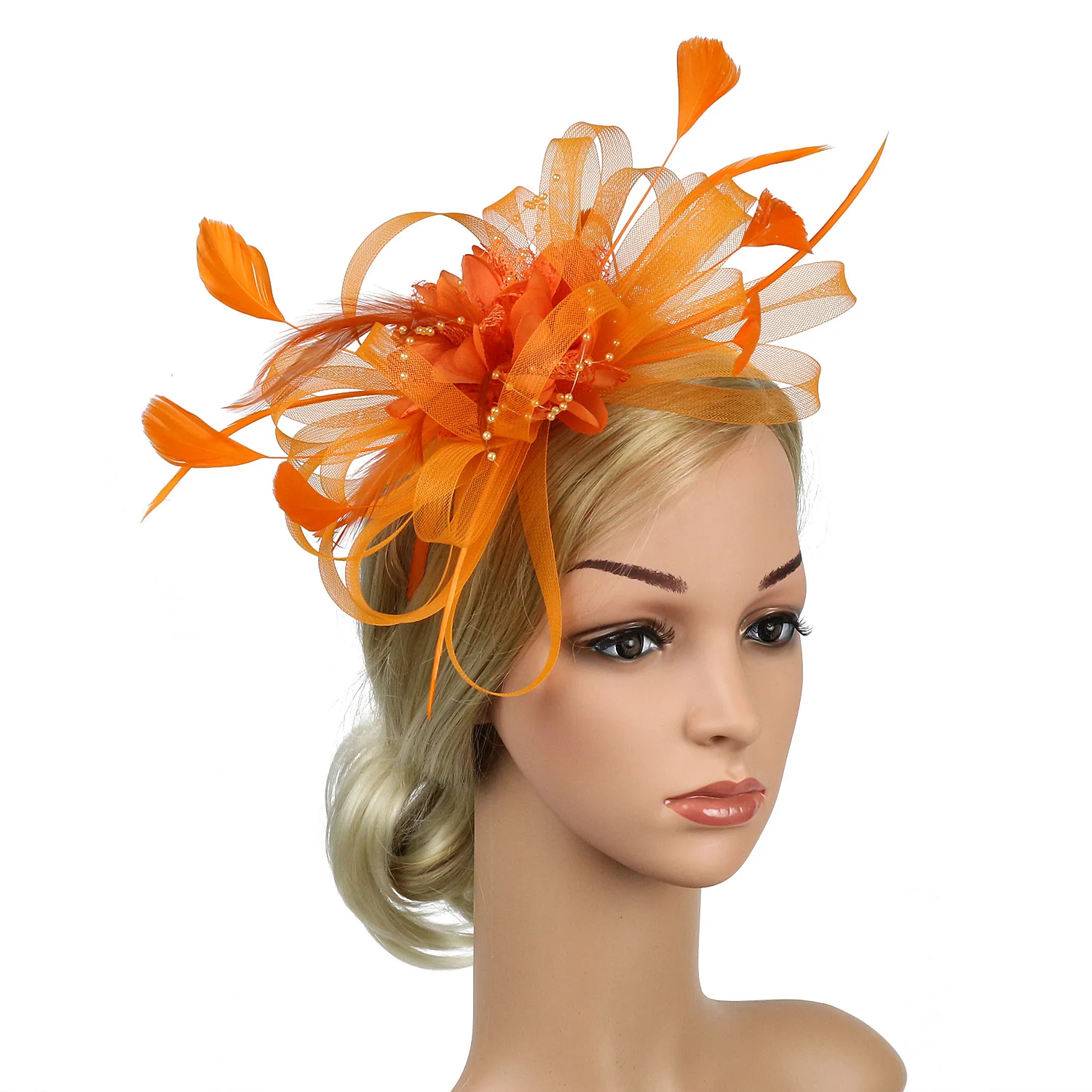 Wedding Hair Accessories Bride Orange Hat Hairpin Sweet and Elegant Date Party For Women
Wedding Hair Accessories Bride Orange Hat Hairpin Sweet and Elegant Date Party For Women