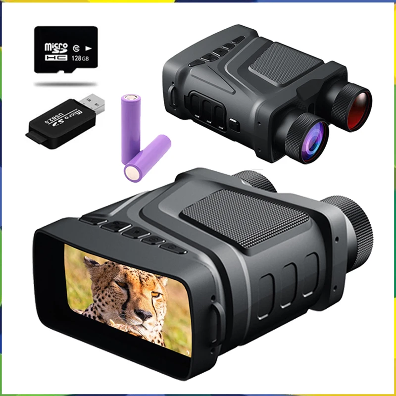 Rechargeable Night Vision Binoculars 850nm Infrared HD 5X Digital Zoom Telescope Night Goggles for Hunting Camping Surveillance
Rechargeable Night Vision Binoculars 850nm Infrared HD 5X Digital Zoom Telescope Night Goggles for Hunting Camping Surveillance