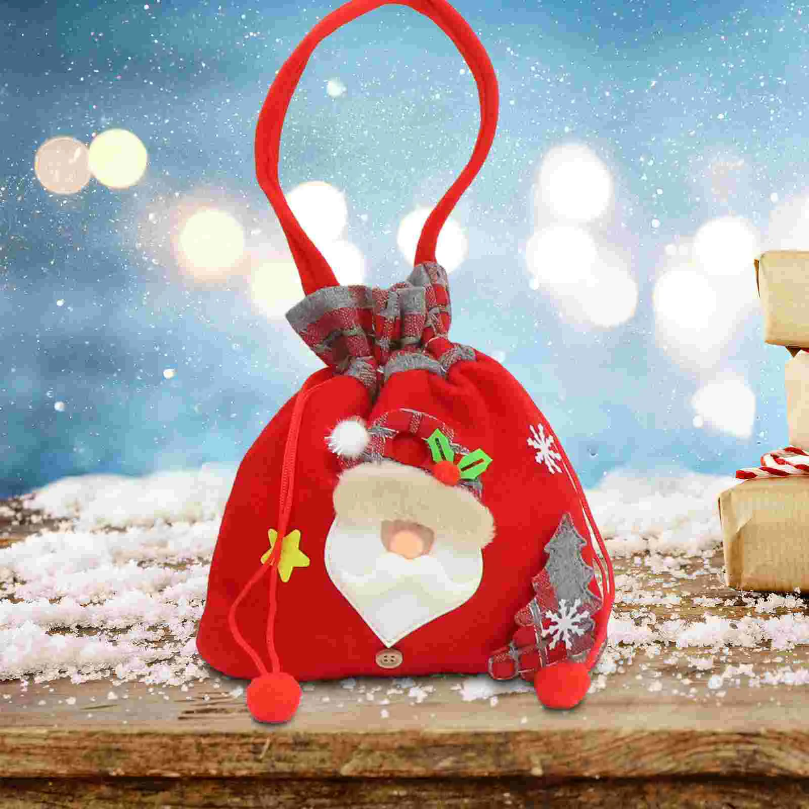 4 Pcs Xmas Gift Bag Christmas Packaging Decor Cute Drawstring Bags Packing Wrapping Decorate Decorative
4 Pcs Xmas Gift Bag Christmas Packaging Decor Cute Drawstring Bags Packing Wrapping Decorate Decorative