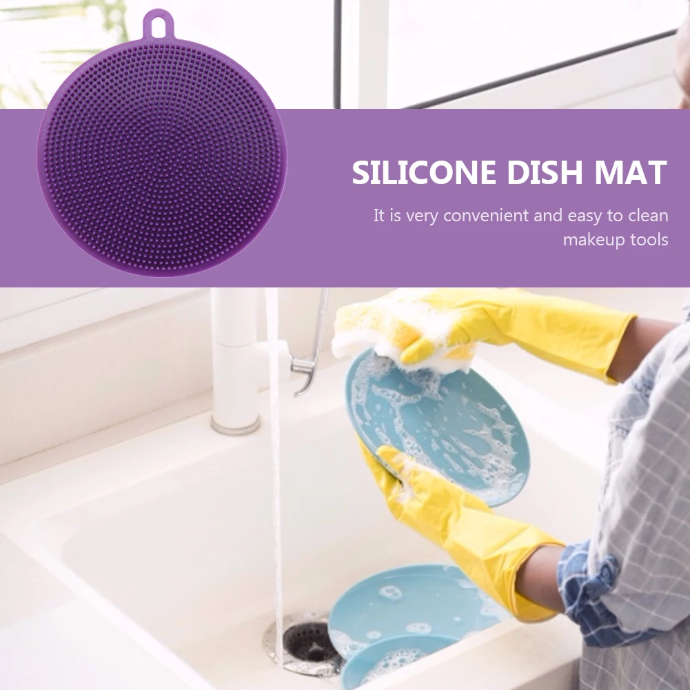 Многофункциональный силиконовый коврик для мытья посуды 
Многофункциональный силиконовый коврик для мытья посуды