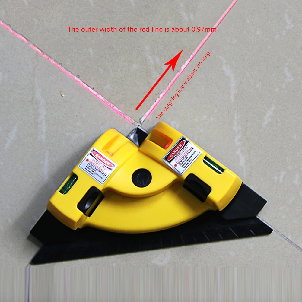 90 Degree Square Laser Level Laser Right Angle Vertical Ground Wire Instrument Measurement Job Tool Laser Construction Tool
90 Degree Square Laser Level Laser Right Angle Vertical Ground Wire Instrument Measurement Job Tool Laser Construction Tool