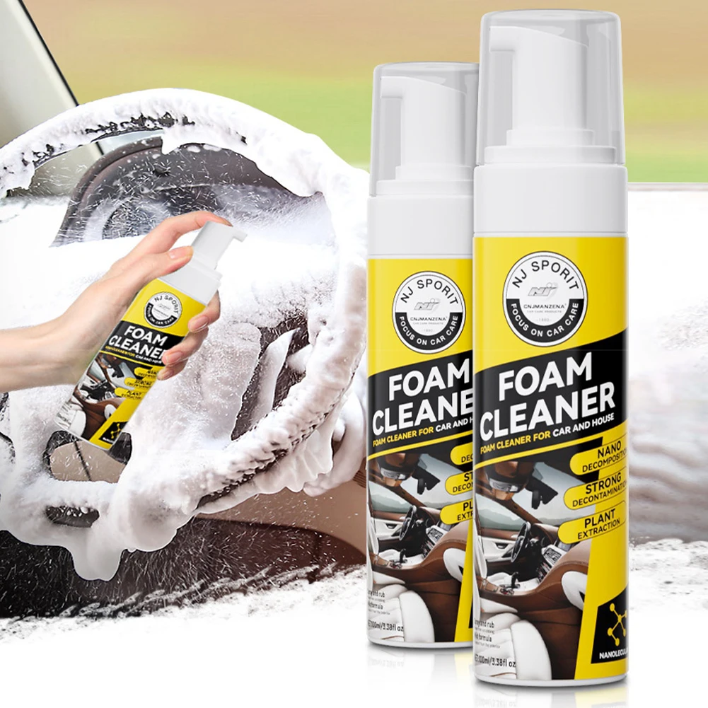 200ml Car Interior Foam Cleaner Spray Powerful Decontamination Leather Seat Plastic Part Foam Cleaning Auto Maintenance Tool
200ml Car Interior Foam Cleaner Spray Powerful Decontamination Leather Seat Plastic Part Foam Cleaning Auto Maintenance Tool