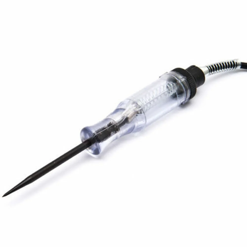 Car Voltage Circuit Tester With 18CM Length Wire 6V/12V/24V DC System Probe Continuity Auto Test Light For Truck/ Boat/ Trailer
Car Voltage Circuit Tester With 18CM Length Wire 6V/12V/24V DC System Probe Continuity Auto Test Light For Truck/ Boat/ Trailer