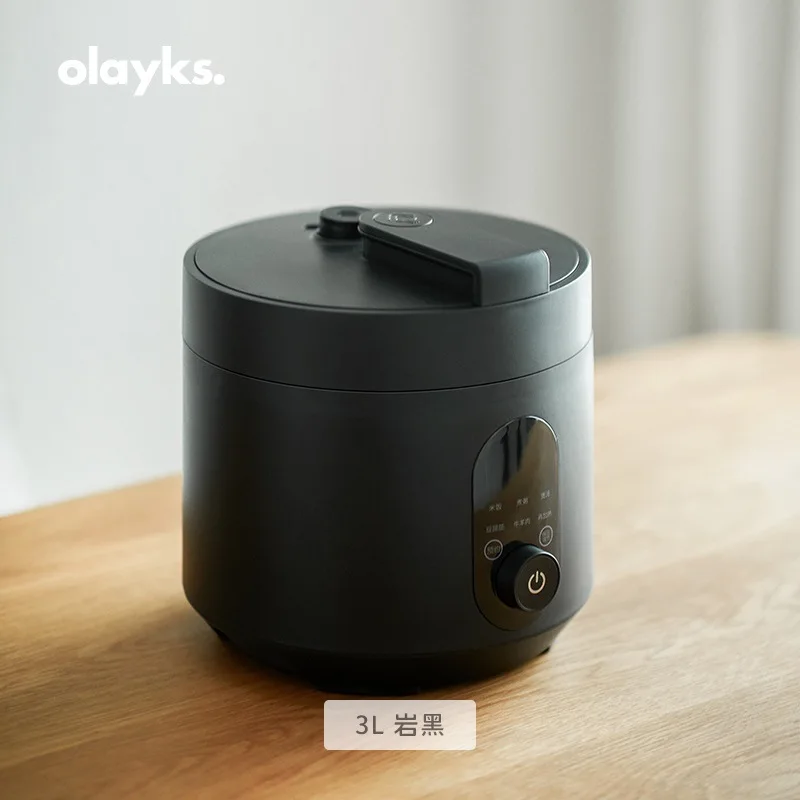 

Электрическая скороварка Olayks, Умная Автоматическая мультиварка, кастрюля для тушения супа, кастрюля для приготовления каши на 2-4 человек, антипригарная