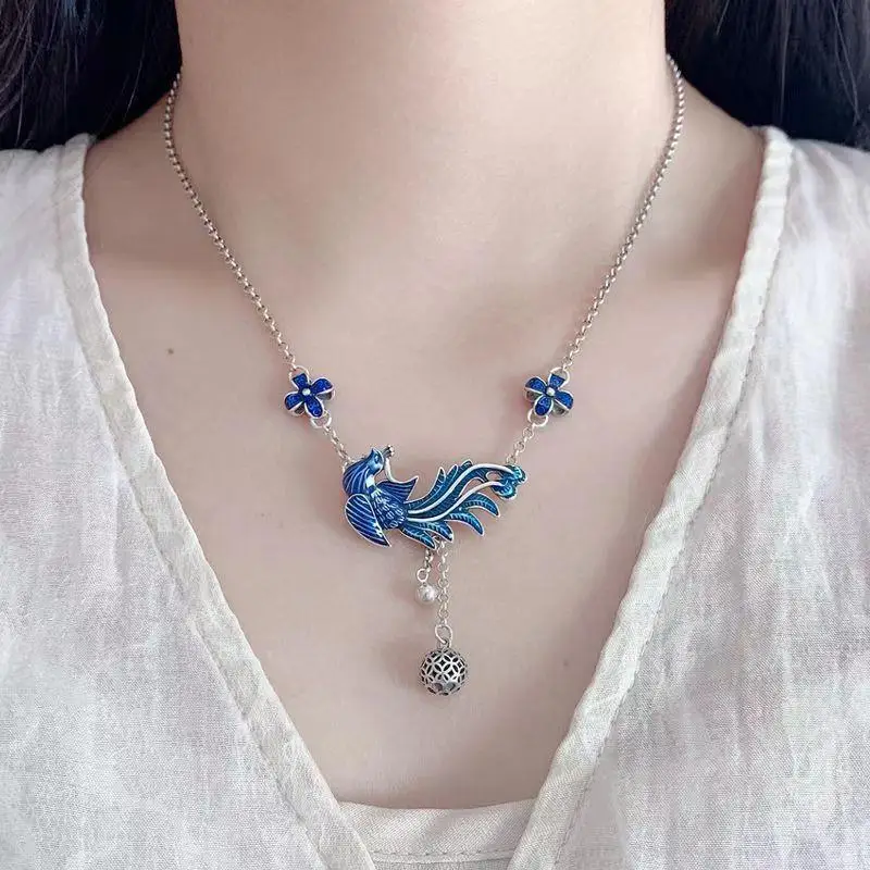 Phoenix Tassel Necklace Women's Clavicle Chain Versatile Retro Style Atmosphere Personality Pendant Jewelry Birthday Gift
Phoenix Tassel Necklace Women's Clavicle Chain Versatile Retro Style Atmosphere Personality Pendant Jewelry Birthday Gift