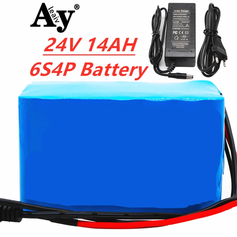 24V battery 6S4P 25.2V 14Ah lithium-ion battery pack with 20A balanced BMS for electric bicycle scooter electric wheelchair + 2A
24V battery 6S4P 25.2V 14Ah lithium-ion battery pack with 20A balanced BMS for electric bicycle scooter electric wheelchair + 2A