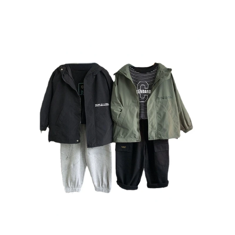 Fashion Children's Clothing Boy Cotton Trench Hooded Coat Long Style Korean Casual Autumn Spring Streetwea Jacket Windbreaker
Fashion Children's Clothing Boy Cotton Trench Hooded Coat Long Style Korean Casual Autumn Spring Streetwea Jacket Windbreaker