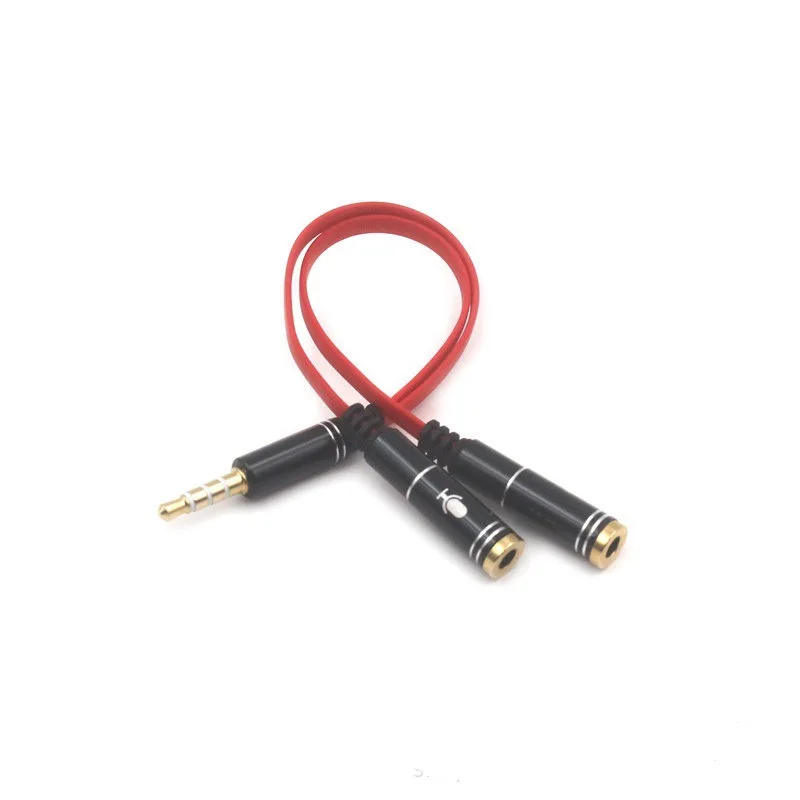 3.5 One Point Two Earphone Microphone Audio Cable Audio Splitter One for Two Couple Line Earphone Adapter Cable
3.5 One Point Two Earphone Microphone Audio Cable Audio Splitter One for Two Couple Line Earphone Adapter Cable