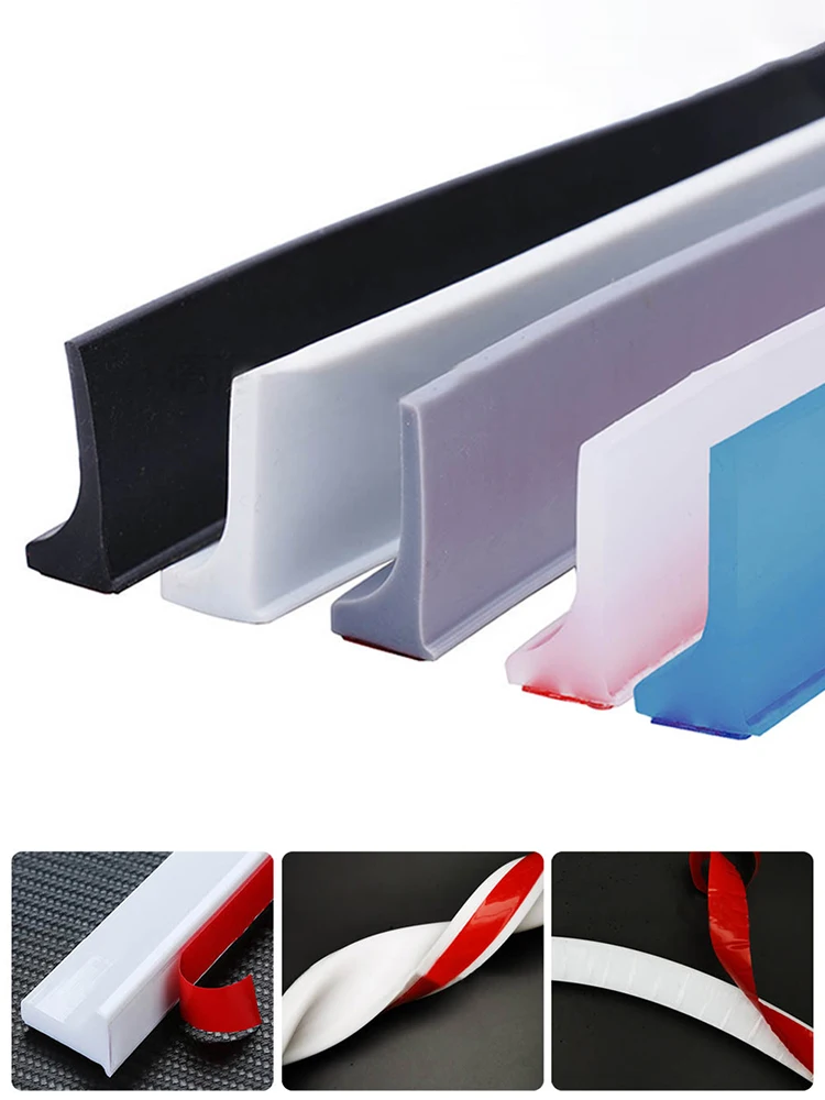 Silicone Bathroom Water Stopper Self-Adhesive Water Retaining Strip Dry &Wet Separation Door Washing Anti-odor Drain Bathroom
Silicone Bathroom Water Stopper Self-Adhesive Water Retaining Strip Dry &Wet Separation Door Washing Anti-odor Drain Bathroom