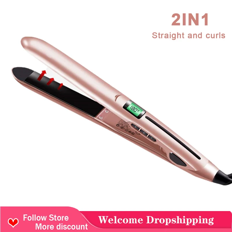 Professional Electric Curling Iron Straight Curling Dual-Purpose Splint Straightening Tool Ironing Hair Straightening Plate Clip
Professional Electric Curling Iron Straight Curling Dual-Purpose Splint Straightening Tool Ironing Hair Straightening Plate Clip