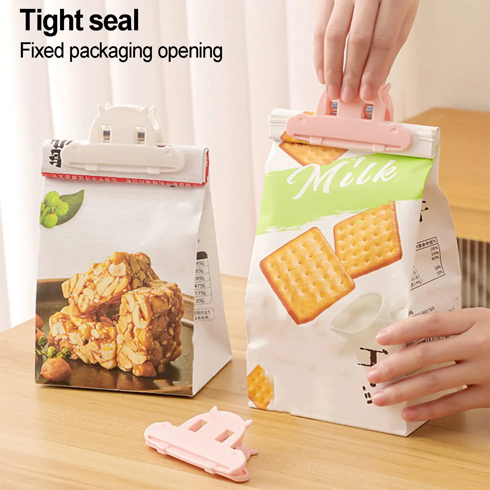 10pcs Food Sealing Bag Clips For Food Storage Air Tight Seal Grip Dustproof Bread Home Decor Kitchen Dining Bar Picnic Access
10pcs Food Sealing Bag Clips For Food Storage Air Tight Seal Grip Dustproof Bread Home Decor Kitchen Dining Bar Picnic Access