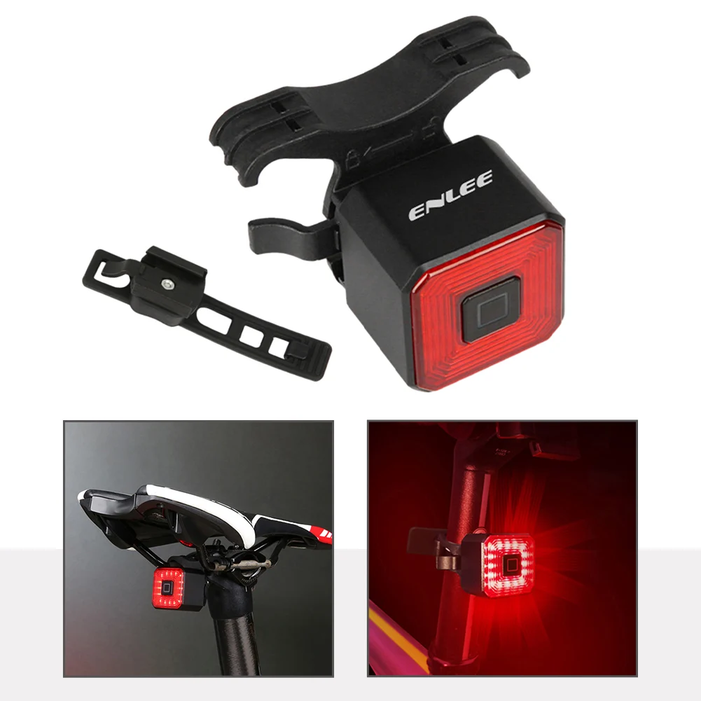 Bicycle Brake Smart Tail Light Waterproof Rechargeable Taillight With Bracket Strap Tie Mat Stainless Steel Riding Cycling Parts
Bicycle Brake Smart Tail Light Waterproof Rechargeable Taillight With Bracket Strap Tie Mat Stainless Steel Riding Cycling Parts