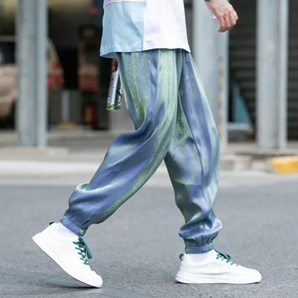 Cropped Pants Ice Silk Super Soft Dressing Drawstring Ankle Tied Cargo Pants Men Trousers for Daily Wear
Cropped Pants Ice Silk Super Soft Dressing Drawstring Ankle Tied Cargo Pants Men Trousers for Daily Wear