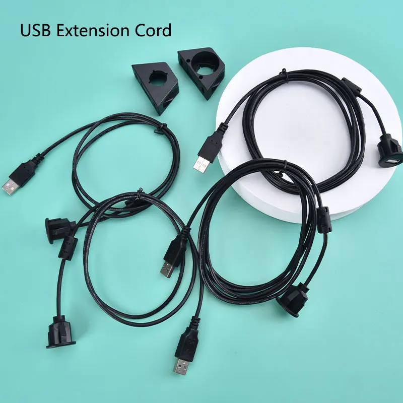 1 M / 2 M Car Dashboard Installation USB 2.0 Male To Female Socket Panel Extension Cable Single Port USB2.0 Female Cable
1 M / 2 M Car Dashboard Installation USB 2.0 Male To Female Socket Panel Extension Cable Single Port USB2.0 Female Cable