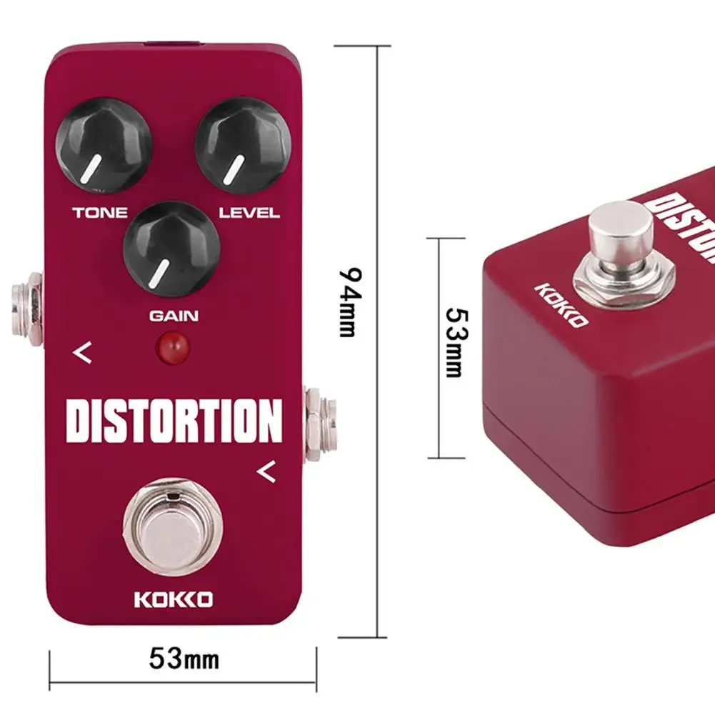KOKKO FDS2 Mini Distortion Pedal Guitar Effects Processors Effect Pedal Mini Guiatr Pedal True bypass Guitar Parts Guitar
KOKKO FDS2 Mini Distortion Pedal Guitar Effects Processors Effect Pedal Mini Guiatr Pedal True bypass Guitar Parts Guitar