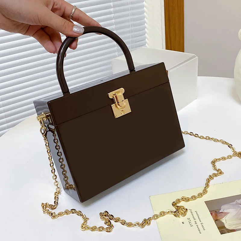 Hard Box Women's Bag Female 2023 Acrylic Design Candy Color Women Pvc Handbags And Purses Fashion Chain Shoulder Crossbody Bags
Hard Box Women's Bag Female 2023 Acrylic Design Candy Color Women Pvc Handbags And Purses Fashion Chain Shoulder Crossbody Bags