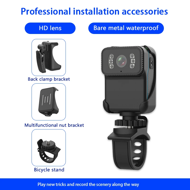 1080P HD Night Vision Mini Portable DV Mini Camera Outdoor Cycling Mobile Phone with Wifi Forensics and Law Enforcement Recorder
1080P HD Night Vision Mini Portable DV Mini Camera Outdoor Cycling Mobile Phone with Wifi Forensics and Law Enforcement Recorder