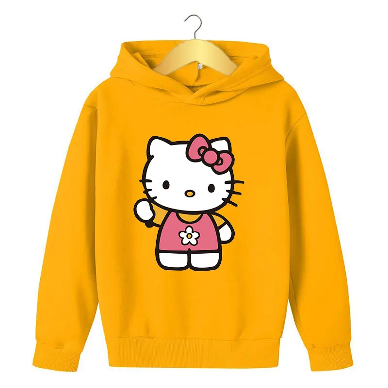 Hello Kitty Hoodie Kids Long Sleeve Casual Cotton Children Sweatshirts For Boys Girls Clothes Pullover Teens Sportswear Tops
Hello Kitty Hoodie Kids Long Sleeve Casual Cotton Children Sweatshirts For Boys Girls Clothes Pullover Teens Sportswear Tops