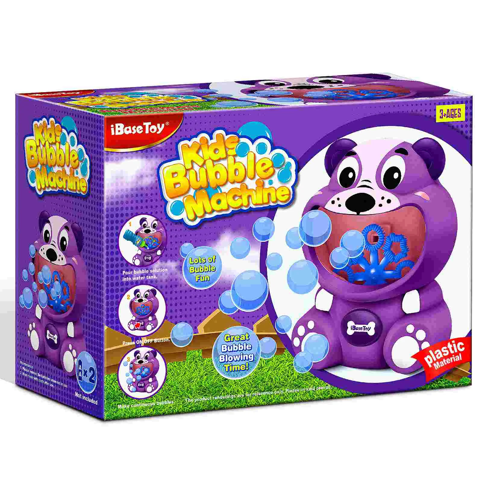 iBaseToy Battery Operated Automatic Summer Gift Bubble Blower Bubble Maker Bubble Machine
iBaseToy Battery Operated Automatic Summer Gift Bubble Blower Bubble Maker Bubble Machine