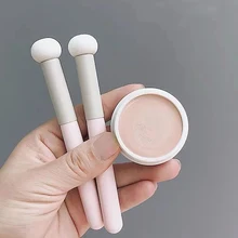 Small Mushroom Concealer Brush For Spots Acne Marks Dark Circles Soft Sponge Powder Puff Wet & Dry Use Contour Makeup Brushes