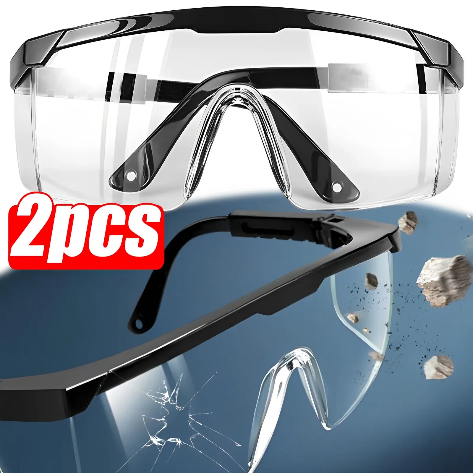 1/2PCS Work Safety Anti-Splash Eye Protection Goggles Glass Windproof Dustproof Waterproof Protective Glasses Cycling Goggles
1/2PCS Work Safety Anti-Splash Eye Protection Goggles Glass Windproof Dustproof Waterproof Protective Glasses Cycling Goggles