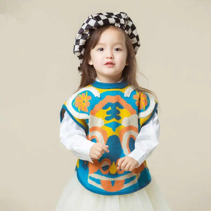 Chinese style tiger children's vest waistcoat children's sweater vest 2022 spring new boys girls sweaters
Chinese style tiger children's vest waistcoat children's sweater vest 2022 spring new boys girls sweaters