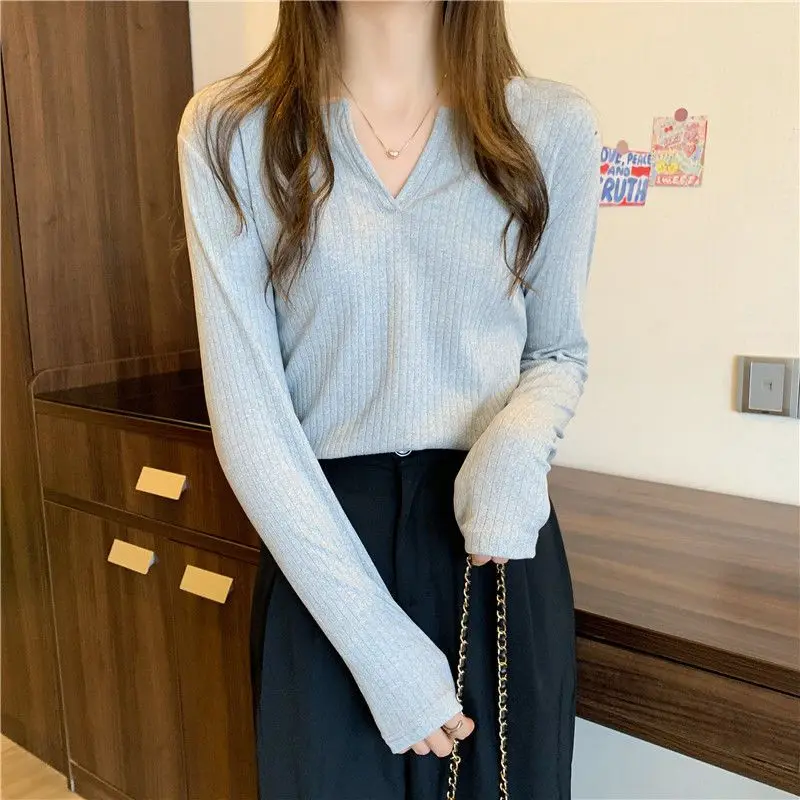 Spring Autumn Winter Fashion Woman Women's Solid Casual Sloid Slim Knitted Top Soft Bottom Simple Pullover
Spring Autumn Winter Fashion Woman Women's Solid Casual Sloid Slim Knitted Top Soft Bottom Simple Pullover