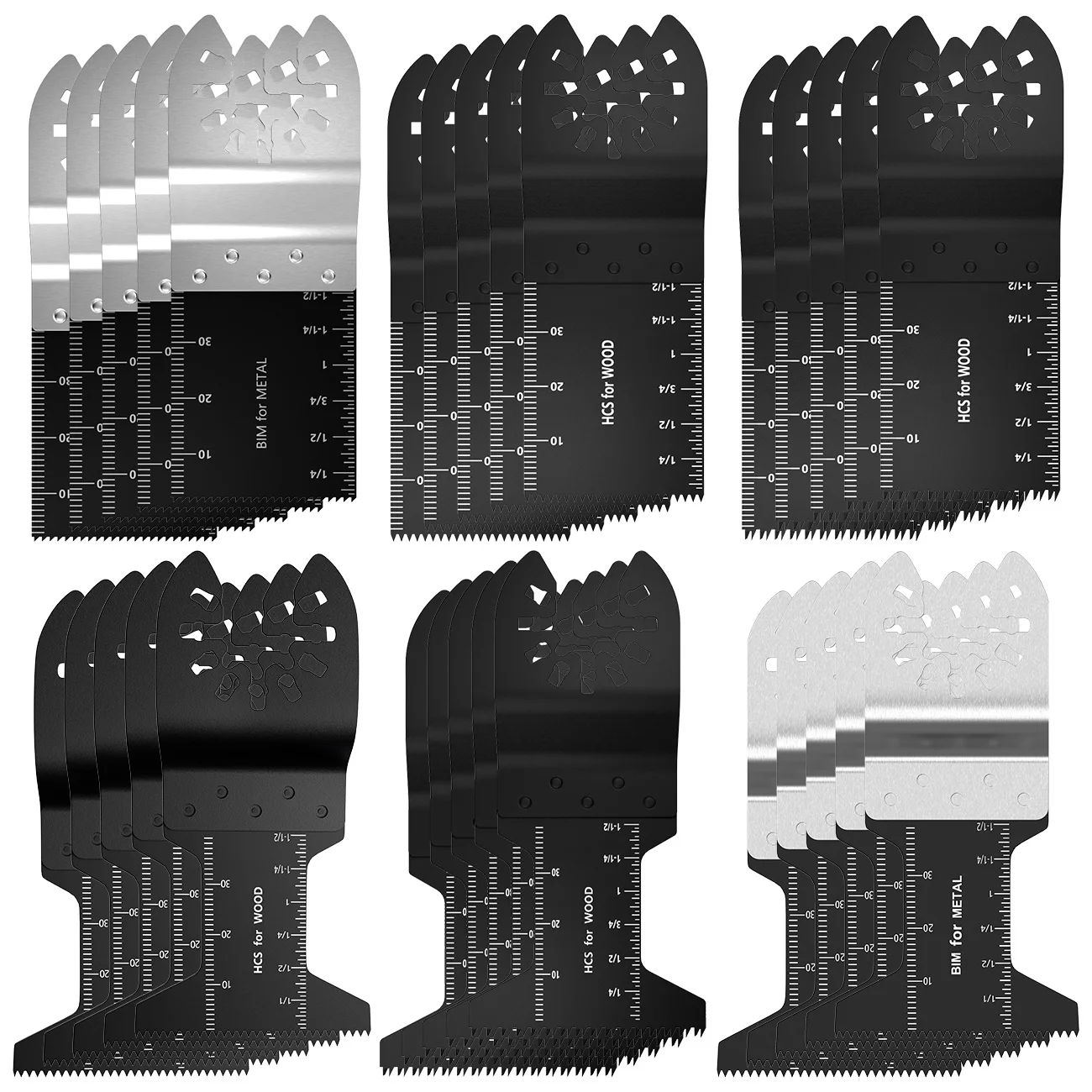 30PCS Saw Blades Bi-metal Precision Saw Blade Oscillating Multitool Saw Blade for Renovator Power Cutting Saw Woodwroking Tools
30PCS Saw Blades Bi-metal Precision Saw Blade Oscillating Multitool Saw Blade for Renovator Power Cutting Saw Woodwroking Tools