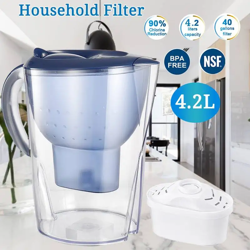 Kitchen Water Filter Kettle Water Jug Activated Carbon Alkaline Filtration Net Food Grade Material Office Water Purifier
Kitchen Water Filter Kettle Water Jug Activated Carbon Alkaline Filtration Net Food Grade Material Office Water Purifier