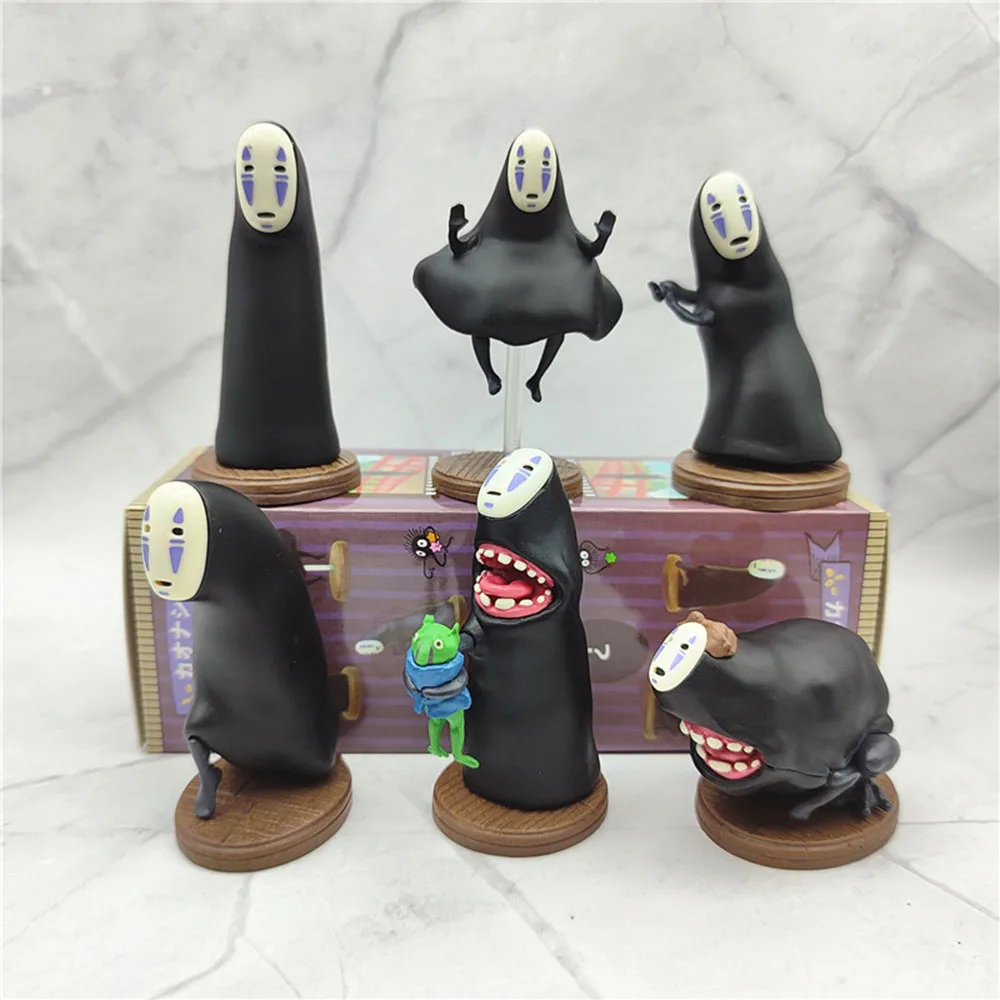 6 Pcs/Set Spirited Away No Face Man PVC Anime Action Figure Model Doll Toys Desktop Cake Decoration Collectible Accessories Gift
6 Pcs/Set Spirited Away No Face Man PVC Anime Action Figure Model Doll Toys Desktop Cake Decoration Collectible Accessories Gift